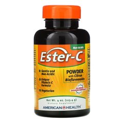 Естер-С, порошок з цитрусовими біофлавоноїдами, American Health, 4 унції (113,4 г)