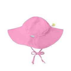 Сонцезахисна капелюх, UPF50 +, для дітей у віці від 2 до 4 років, блідо-рожева, i play Inc, 1 капелюх