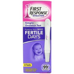 Комплект тесту на овуляцію і вагітність, 7 тестів на овуляцію + тест на вагітність, First Response,