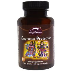 Верховний захисник, Supreme Protector, Dragon Herbs, 500 мг, 100 рослинних капсул