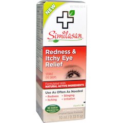 Полегшення для червоних ,зудяшим очей, Similasan, 0,33 унції (10 мл)