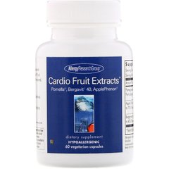 Фруктові екстракти для серця, Cardio Fruit Extracts, Allergy Research Group, 60 вегетаріанських капсул