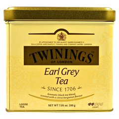 Чай Ерл Грей легкий заварний Twinings (Earl Grey Tea) 200 г