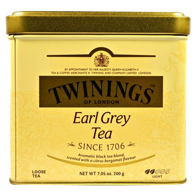 Чай Эрл Грей легкий заварной Twinings (Earl Grey Tea) 200 г купить в Киеве и Украине