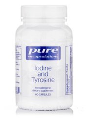 Йод та тирозин Pure Encapsulations (Iodine and Tyrosine) 60 капсул