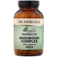 Комплекс ферментованих грибів, Whole Food Mushroom Complex, Dr Mercola, 90 капсул