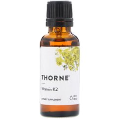 Вітамін К2 рідкий Thorne Research (Vitamin K2) 30 мл
