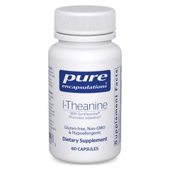 Теанін Pure Encapsulations (L-Theanine) 60 капсул