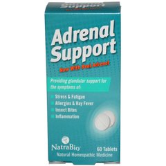 Підтримка наднирників NatraBio (Adrenal Support) 60 таблеток
