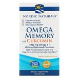 Опис товару: Омега для пам'яті з куркуміном Nordic Naturals (Omega memory with curcumin) 500 мг / 200 мг 60 капсул