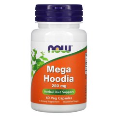 Худія Гордоні для травлення Now Foods (Mega Hoodia) 250 мг 60 вегетаріанських капсул