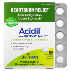 Acidil, при кислотному нетравленні, Boiron, 60 швидкорозчинних таблеток