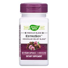 EstroSoy, комплекс для полегшення перебігу менопаузи, Nature's Way, 60 рослинних капсул