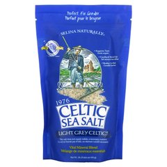Морська сіль, сіра, Sea Salt, Celtic Sea Salt, 454 г
