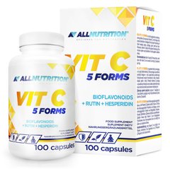 П'ять форм вітаміну С Allnutrition (VIT C 5 Forms) 100 капсул