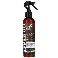 Термозахисний спрей з аргановою олією, захист волосся від пошкодження при нагріванні, Artnaturals, 8 унцій (236 мл)