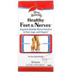 Вітаміни для здоров'я ніг і нервів EuroPharma, Terry Naturally (Healthy Feet and Nerves) 120 капсул