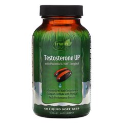Формула підвищення тестостерону Irwin Naturals (Testosterone UP) 60 капсул