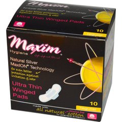 Ультра-тонкі прокладки з крильцями, звичайні, Maxim Hygiene Products, 10 шт