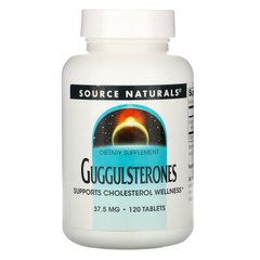 Гуггулстерони, Guggulsterones, Source Naturals, 37,5 мг, 120 таблеток