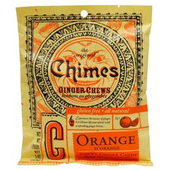 Імбирні жувальні цукерки з апельсином Chimes (Ginger Chews) 141.8 г