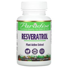 Ресвератрол Paradise Herbs (Resveratrol) 100 мг 60 капсул
