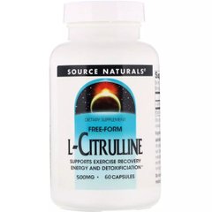 Цитрулін Source Naturals (L-Citrulline) 500 мг 60 капсул