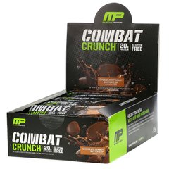 Білкове печиво шоколад арахісове масло MusclePharm (Combat Crunch) 12 шт по 63 г