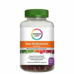 Мультивітаміни для підлітків Rainbow Light (Teen Multivitamin) 100 жувальних таблеток