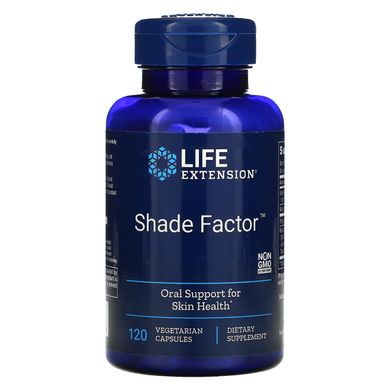 Здоровье кожи: защита от ультрафиолета Life Extension (Shade Factor) 120 капсул купить в Киеве и Украине