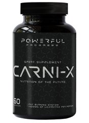 Жироспалювач Powerful Progress (Carni-X) 60 капсул