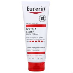 Засіб від екземи, крем для тіла, без ароматизаторів, Eczema Relief, Body Cream, Fragrance Free, Eucerin, 396 г
