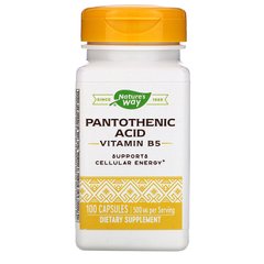 Пантотенова кислота Nature's Way (Pantothenic acid) 250 мг 100 капсул