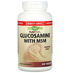 Добавка для суглобів з сульфатом глюкозаміна і МСМ Nature's Way (Glucosamine with MSM) 240 таблеток