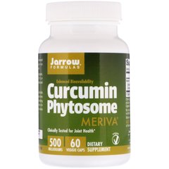 Фітосоми куркумина, Jarrow Formulas, 500 мг, 60 вегетаріанських капсул