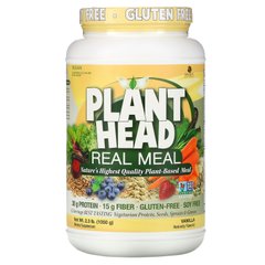 Plant Head, додаткове джерело рослинного білку, клітковини і амінокислот, ванільний смак, Genceutic Naturals, 23 фунта (1050 г)
