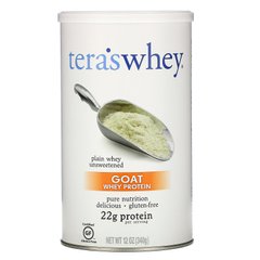 Козячий сироватковий протеїн, проста несолодка сироватка, Tera's Whey, 12 унцій (340 г)