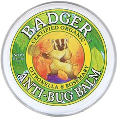 Бальзам від комах цитронелла і розмарин Badger Company (Anti-Bug) 21 г