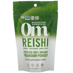 Рейша грибний порошок OM Organic Mushroom Nutrition (Reishi) 100 г