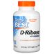 D-рибоза, D-Ribose with Bioenergy Ribose, Doctor's Best, 850 мг, 120 растительных капсул фото