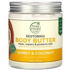Відновлювальна олія для тіла, з медом і кокосовим оліям, Petal Fresh, 8 унцій (237 мл)
