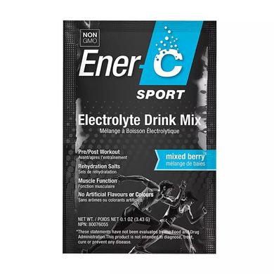 Электролитный напиток микс ягод Ener-C (Sport Electrolyte Drink Mix) 12 пакетиков купить в Киеве и Украине