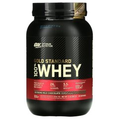 Сироватковий протеїн ізолят Optimum Nutrition (100% Whey Gold Standard) 909 г зі смаком молочного шоколаду