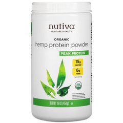 Конопляний протеїн органік Nutiva (Hemp Protein) 454 г
