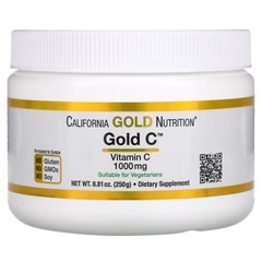 Вітамін C California Gold Nutrition (Gold C Powder Vitamin C) 250 г