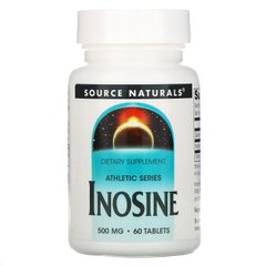 Інозин Source Naturals (Inosine) 500 мг 60 таблеток