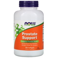 Підтримка передміхурової залози Now Foods (Prostate Support) 180 желатинових капсул