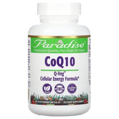 Коэнзим CoQ10 Paradise Herbs (CoQ10 Q-Veg) 60 капсул купить в Киеве и Украине
