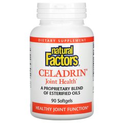 Целадрин, Здоров'я суглобів, Natural Factors, 90 желатинових капсул