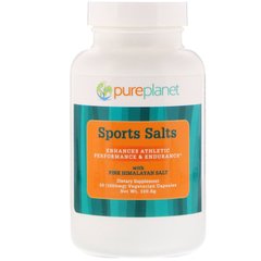 Спортивні солі Pure Planet (Sports Salts) 1000 мг 90 вегетаріанських капсул